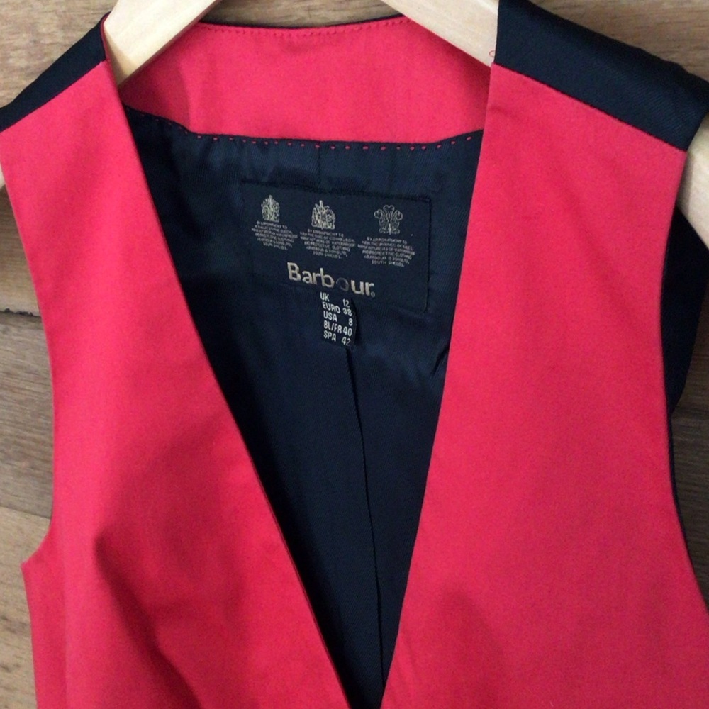 Barbour Women's Scarlet Waistcoat Vest 8 - Picture 2 of 12